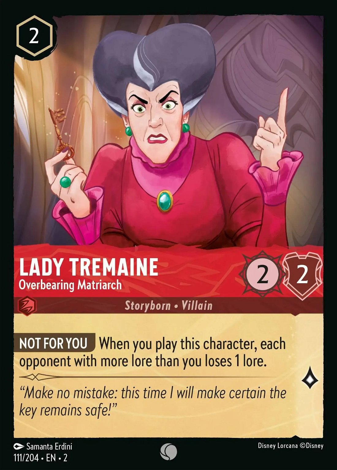 Lady Tremaine - Overbearing Matriarch Crop image Wallpaper