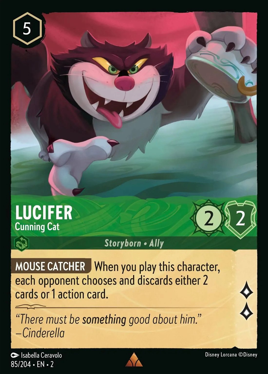 Lucifer - Cunning Cat Crop image Wallpaper