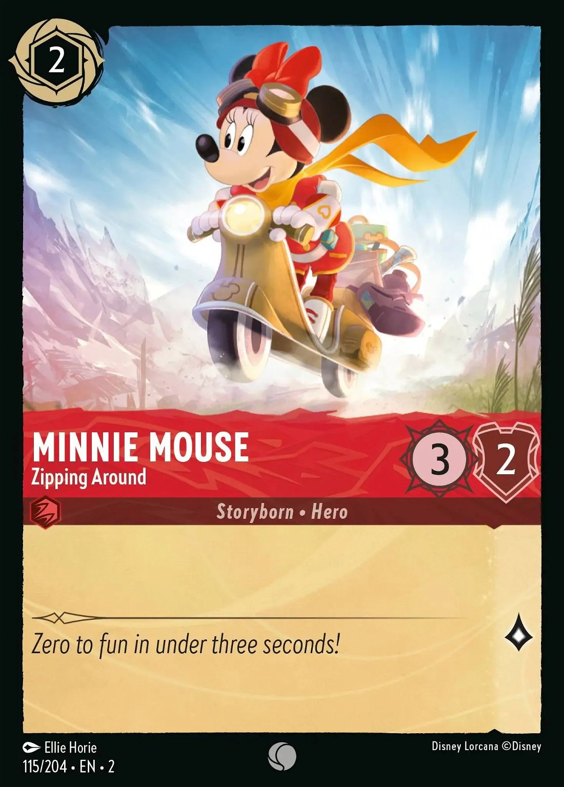 Minnie Mouse - Zipping Around Crop image Wallpaper
