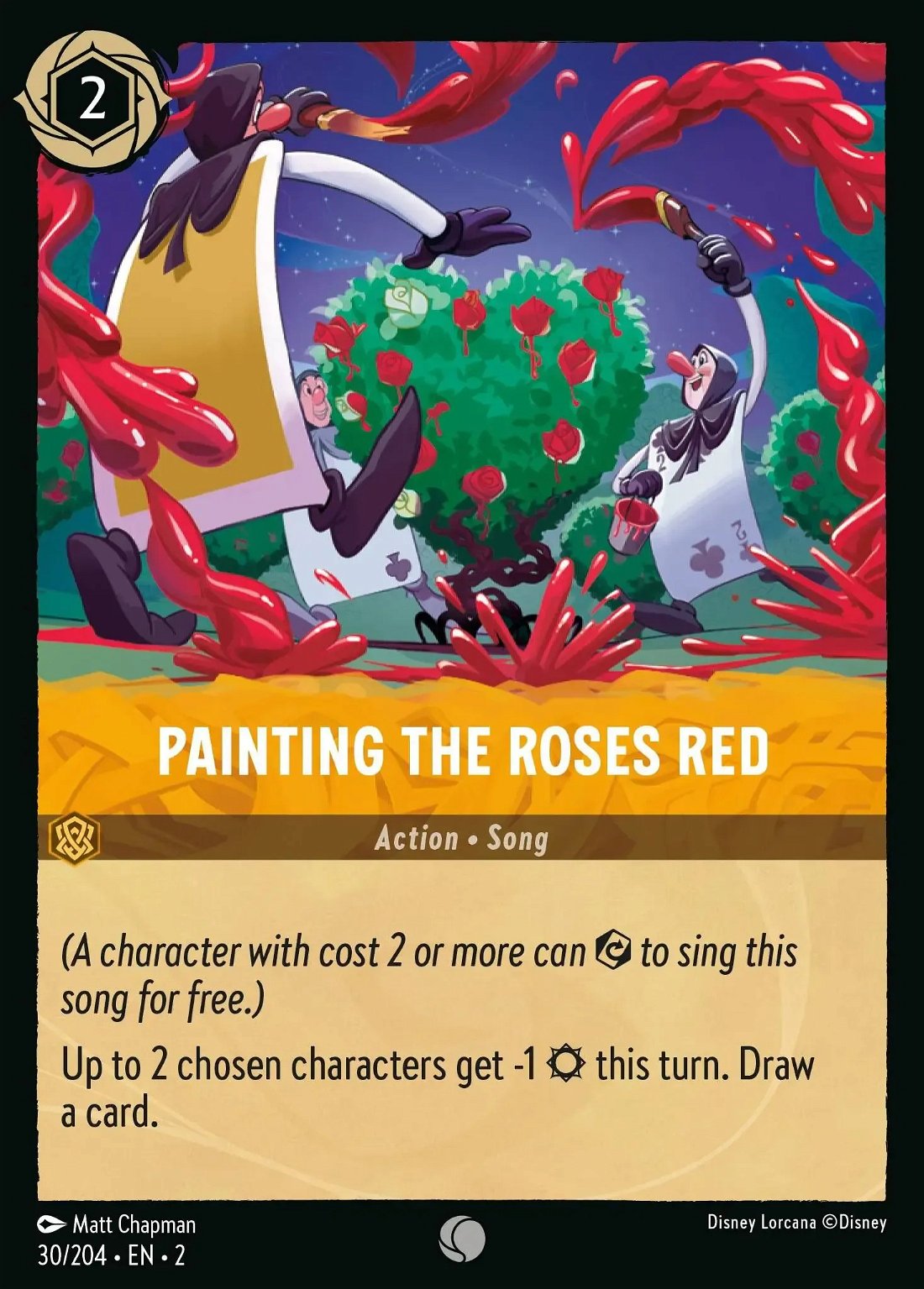 Painting the Roses Red Crop image Wallpaper