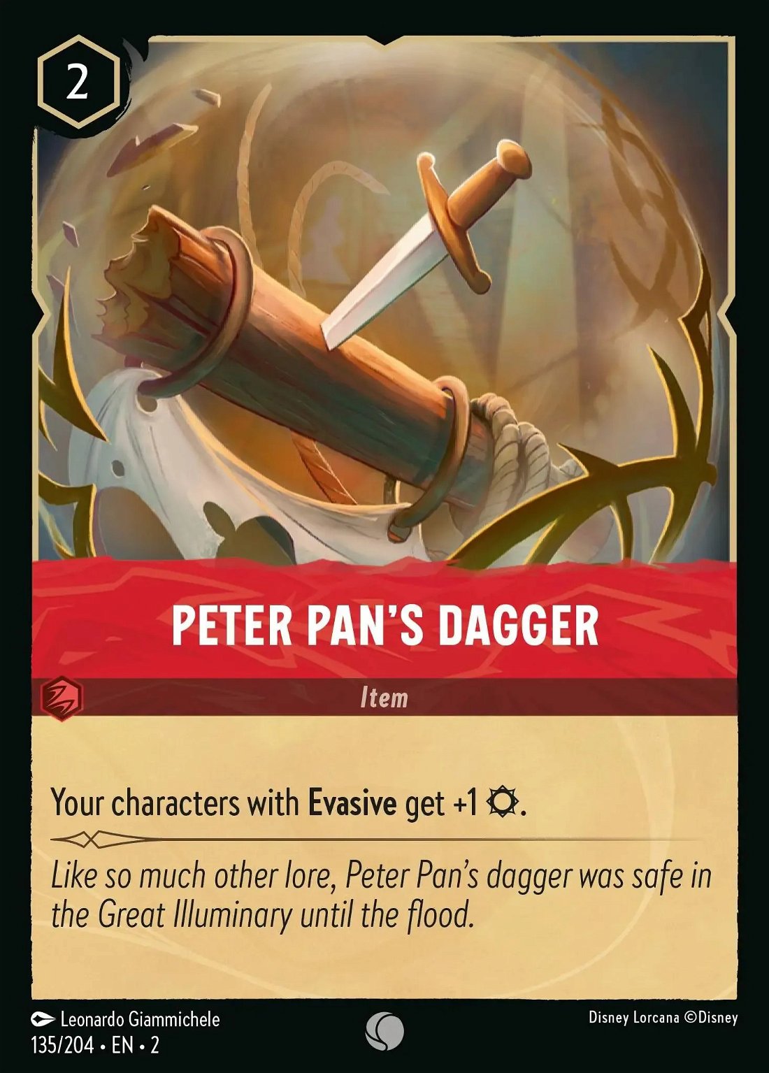 Peter Pan's Dagger Crop image Wallpaper
