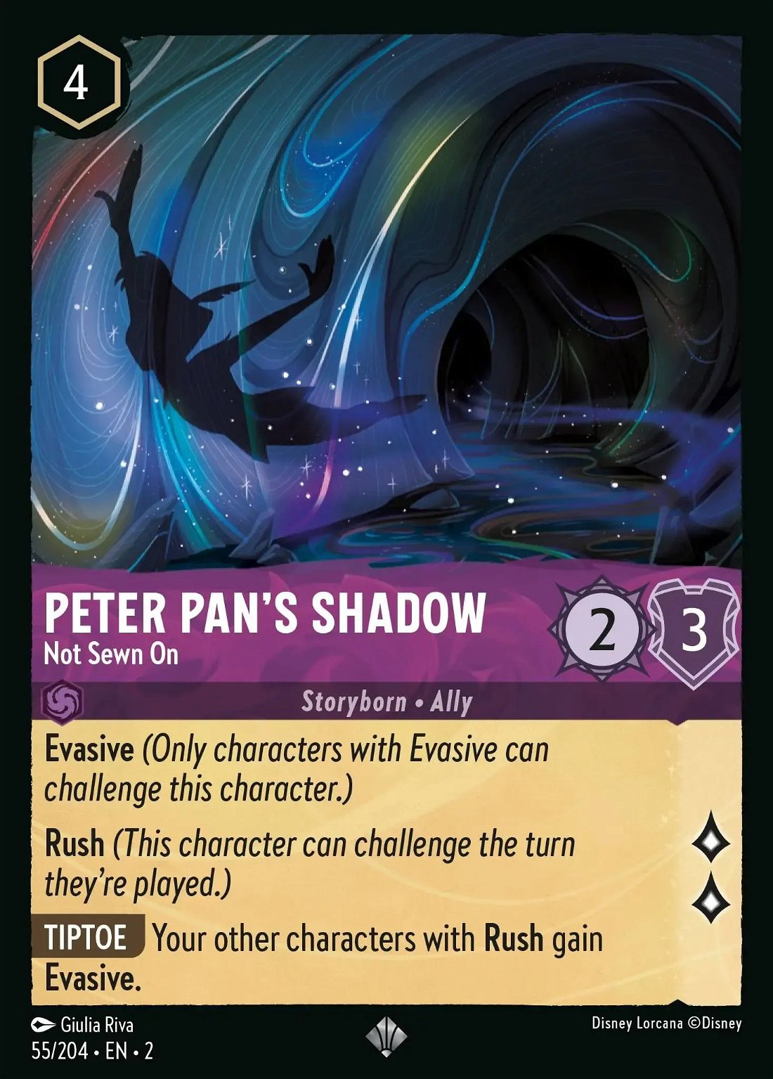 Peter Pan's Shadow - Not Sewn On Crop image Wallpaper