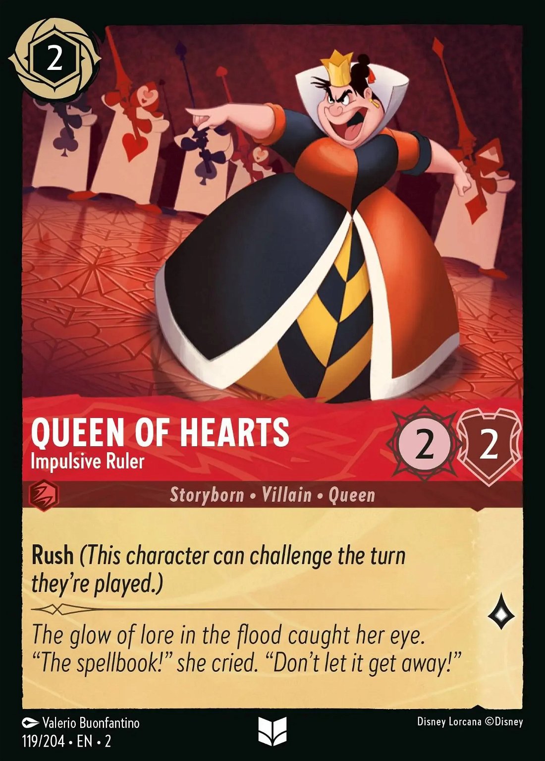 Queen Of Hearts - Impulsive Ruler Crop image Wallpaper