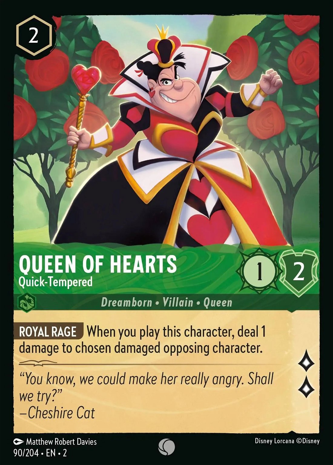 Queen Of Hearts - Quick-Tempered Crop image Wallpaper