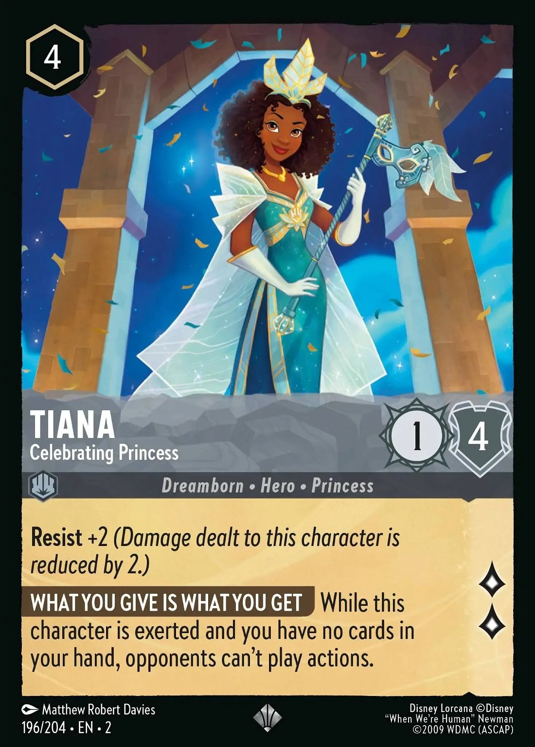 Tiana - Celebrating Princess Crop image Wallpaper