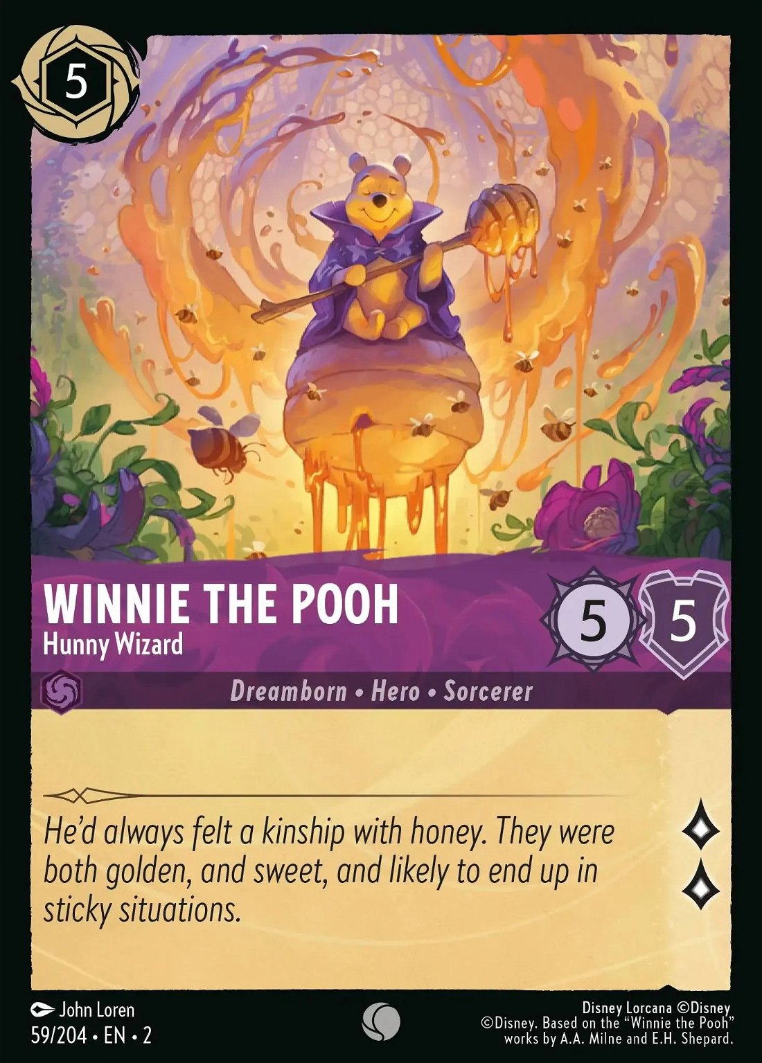 Winnie The Pooh - Hunny Wizard Crop image Wallpaper