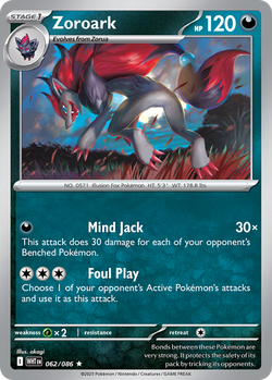 Zoroark WHT 62 image