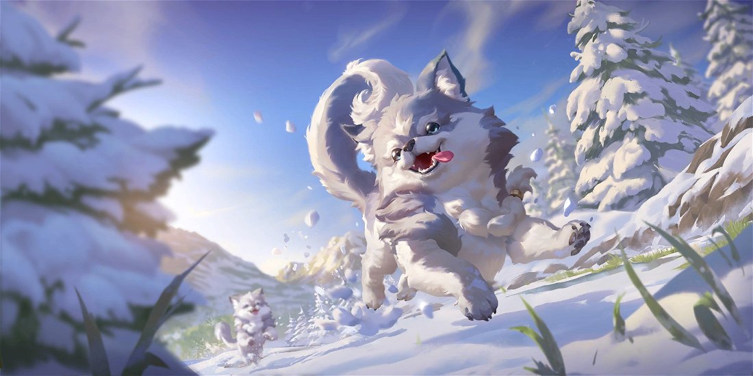 Yadulski Snowdog Crop image Wallpaper