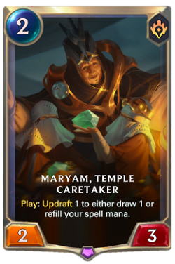 Maryam, Temple Caretaker