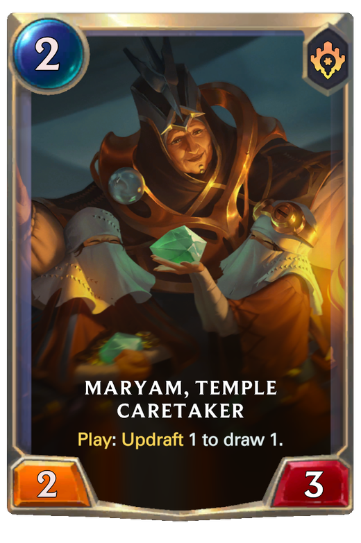 Maryam, Temple Caretaker image