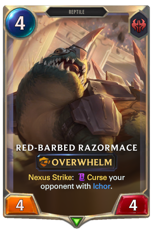 Red-Barbed Razormace image