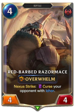 Red-Barbed Razormace