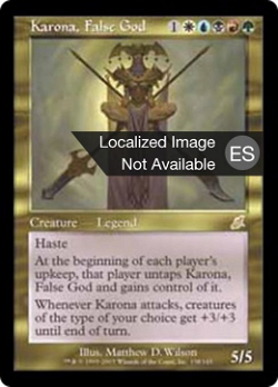 Karona, diosa falsa