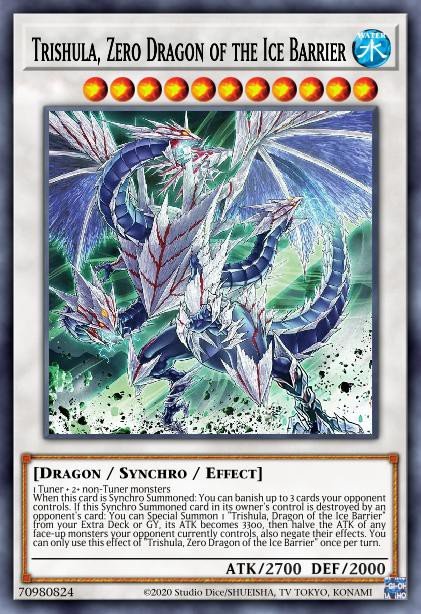 Trishula, Zero Dragon of the Ice Barrier Crop image Wallpaper