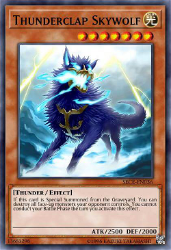 Thunderclap Skywolf translates to Lobo do Céu do Trovão in Portuguese. image