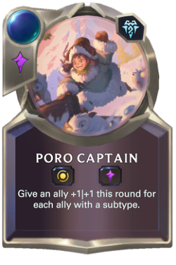 ability Poro Captain