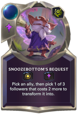 ability Snoozebottom's Bequest
