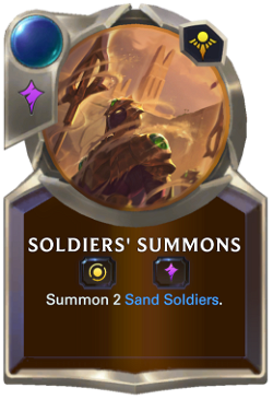 ability Soldiers' Summons