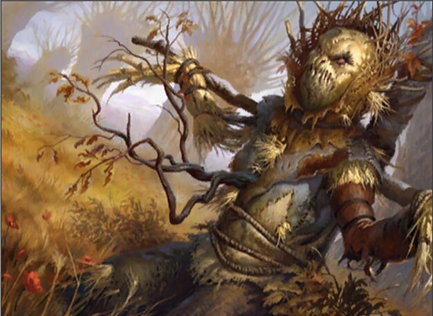 Wild-Field Scarecrow Crop image Wallpaper