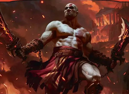 Kratos, God of War deck image