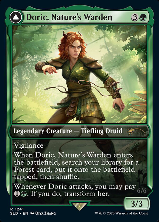 Doric, Nature's Warden // Doric, Owlbear Avenger Full hd image