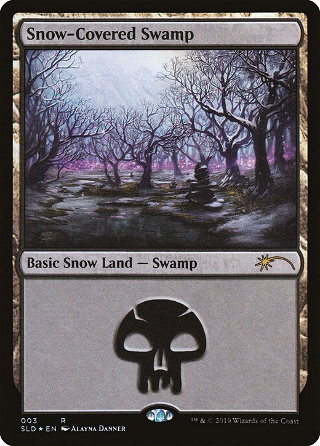 Snow-Covered Swamp image