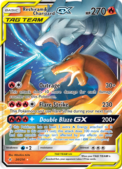 Reshiram & Glurak-GX UNB 20