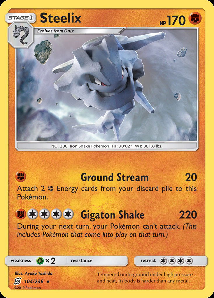 Steelix UNM 104  Pokemon TCG POK Cards