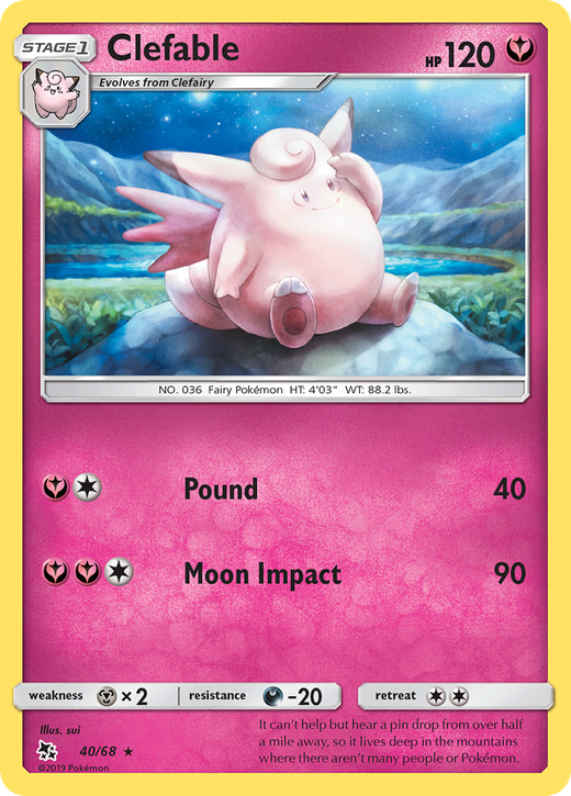 Clefable HIF 40 image