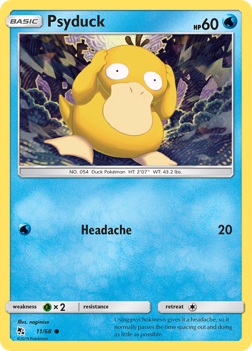 Psyduck HIF 11 translated to Portuguese is Psyduck HIF 11. image