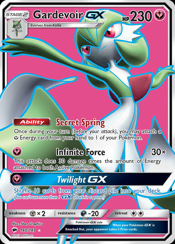 Gardevoir-GX BUS 140 Crop image Wallpaper