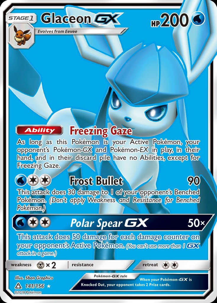 Glaceon-GX UPR 141 Crop image Wallpaper