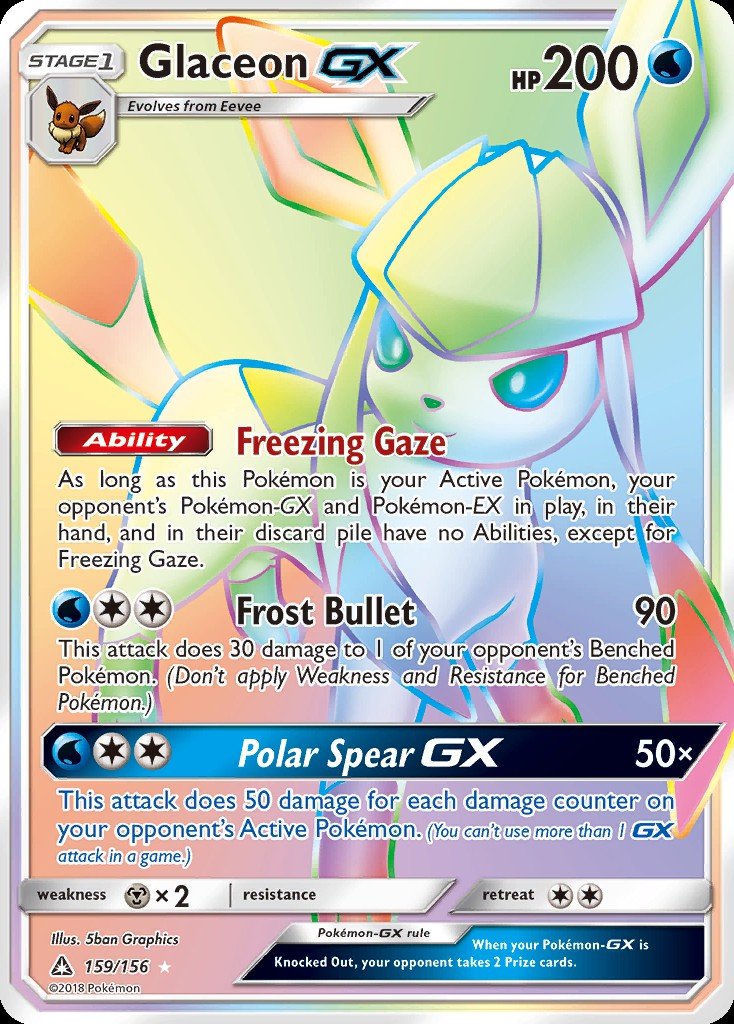 Glaceon-GX UPR 159 Crop image Wallpaper