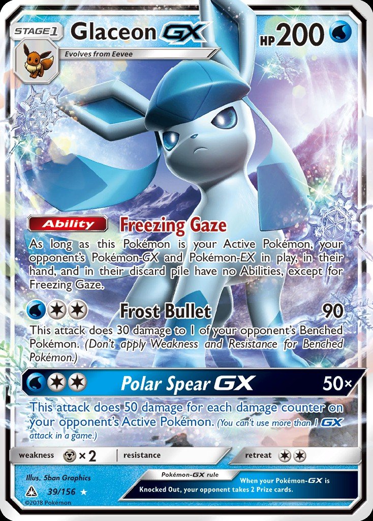 Glaceon-GX UPR 39 Crop image Wallpaper