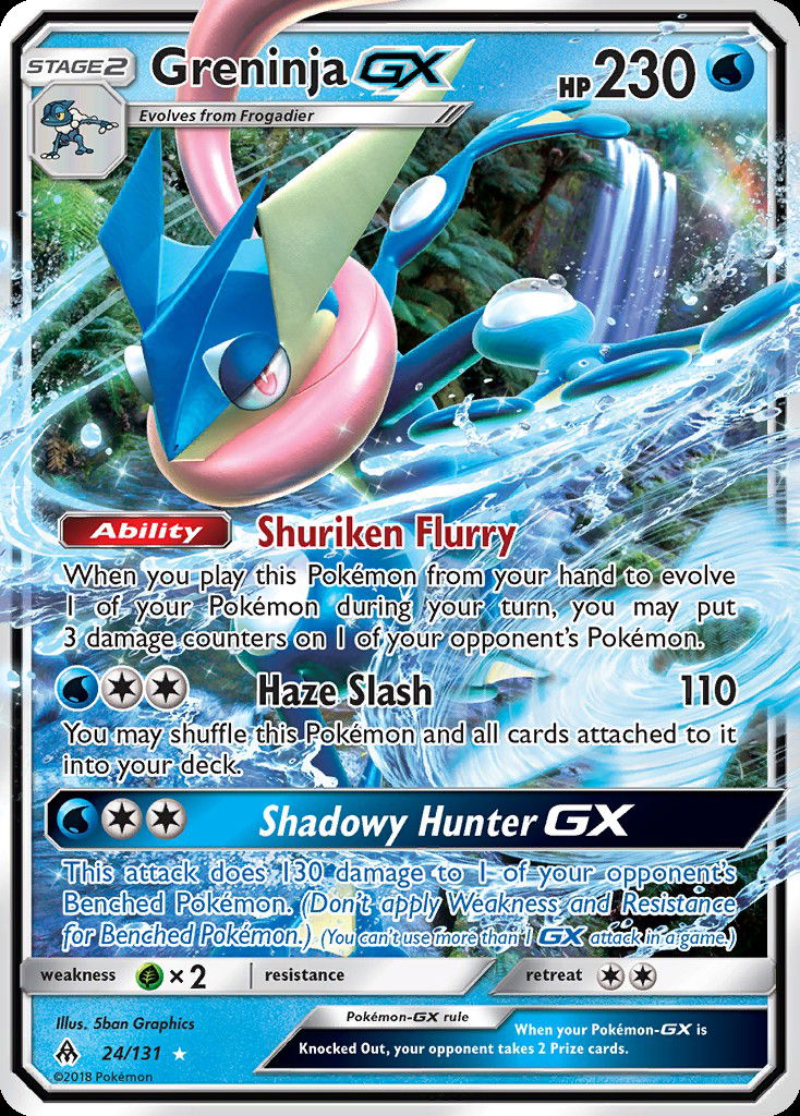 Greninja-GX FLI 24  Pokemon TCG POK Cards