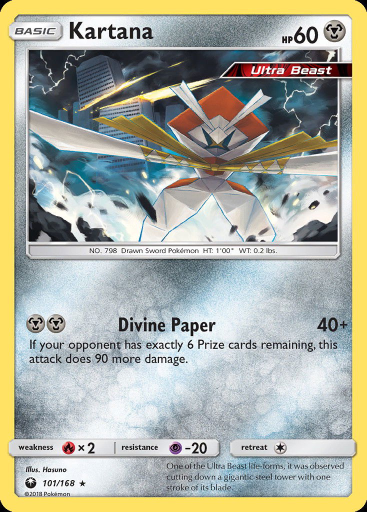 Kartana CES 101  Pokemon TCG POK Cards