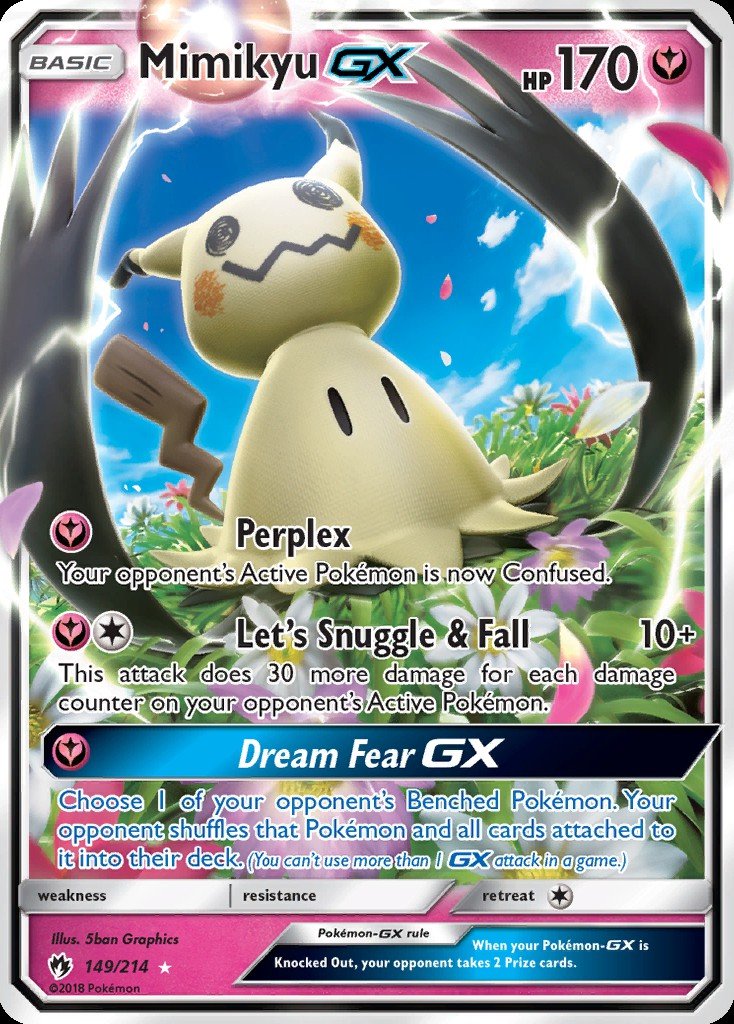 Mimikyu-GX LOT 149  Pokemon TCG POK Cards