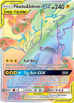 Pikachu e Zekrom-GX / Pikachu & Zekrom-GX (SM168/250), Busca de Cards