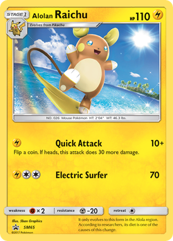 Alolan Raichu PR-SM SM65