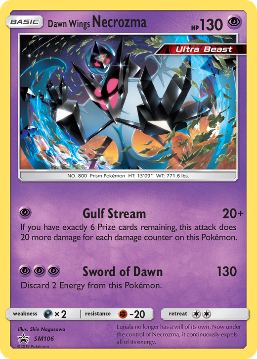 Dawn Wings Necrozma PR-SM SM106 Full hd image