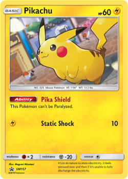 Pikachu PR-SM SM157