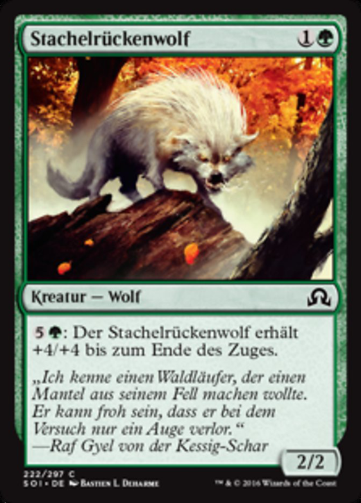 Stachelrückenwolf image