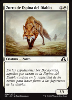 Zorro de Espina del Diablo