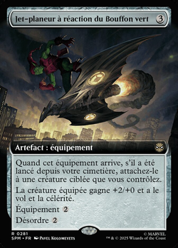 Jet-planeur à réaction du Bouffon vert image