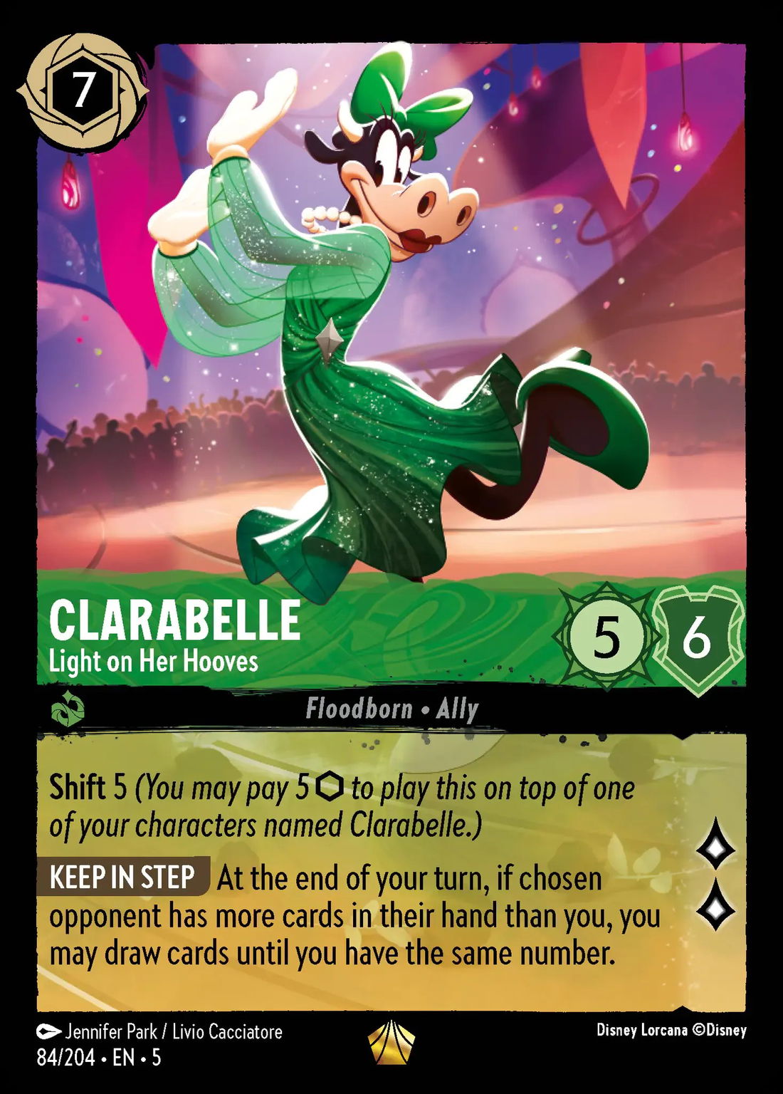 Clarabelle - Light on Her Hooves Crop image Wallpaper