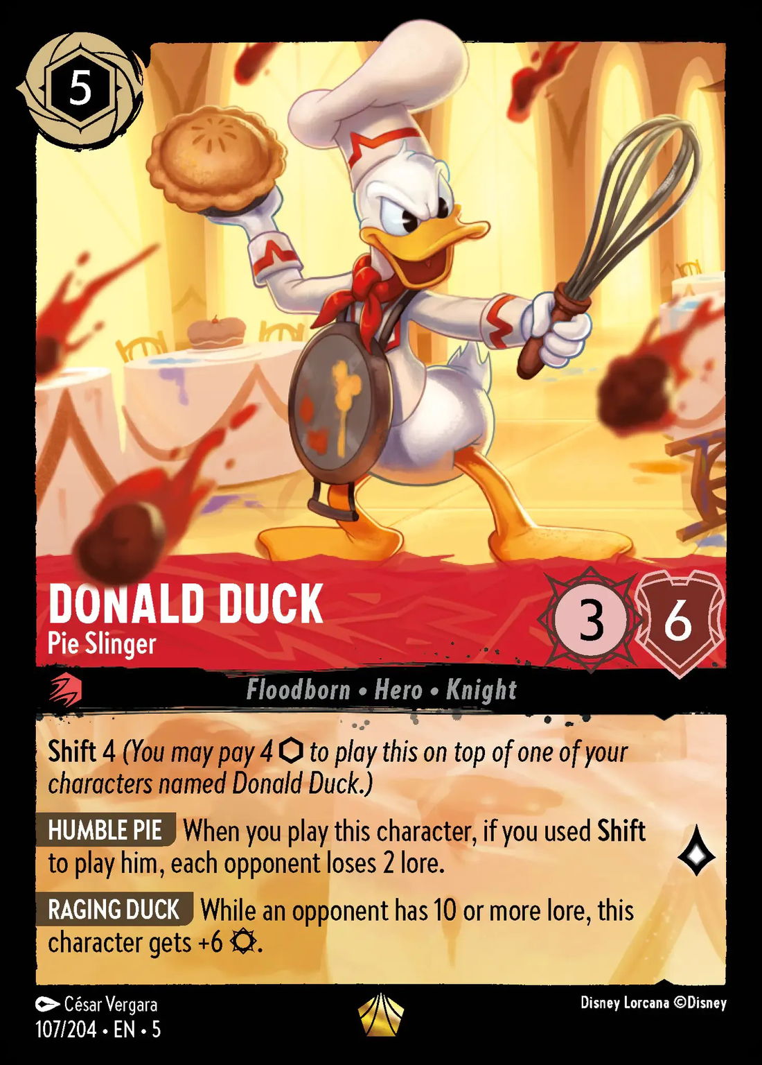 Donald Duck - Pie Slinger Crop image Wallpaper