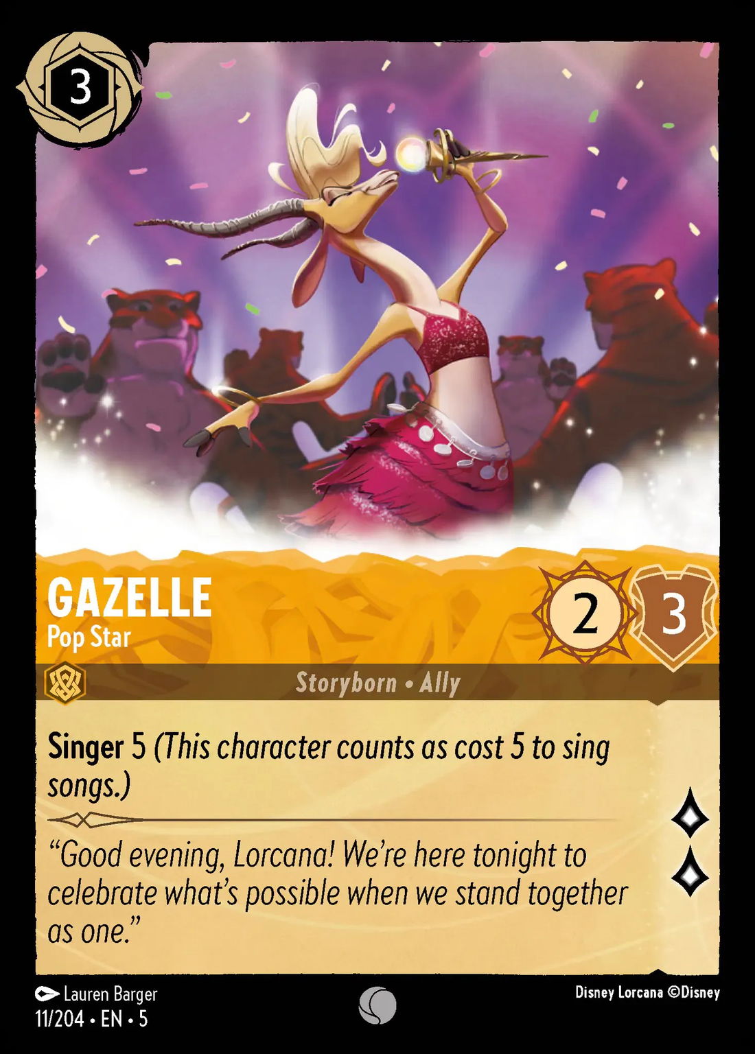 Gazelle - Pop Star Crop image Wallpaper