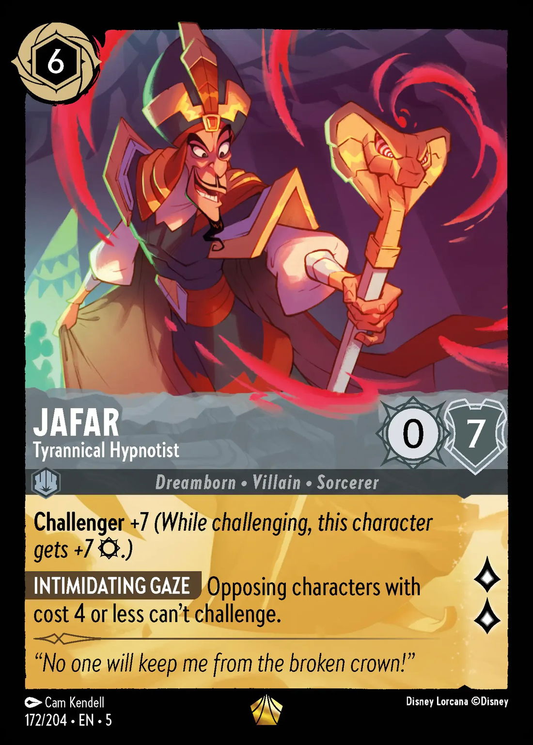 Jafar - Tyrannical Hypnotist Crop image Wallpaper