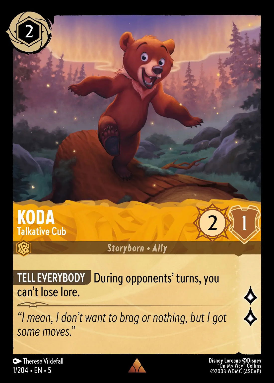 Koda - Talkative Cub Crop image Wallpaper