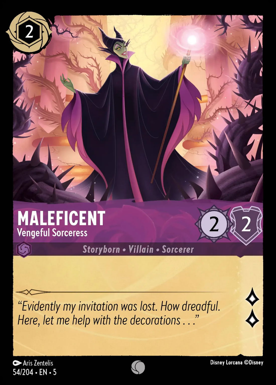 Maleficent - Vengeful Sorceress Crop image Wallpaper